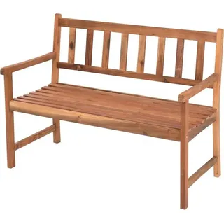 Gartenbank Akazie Bank Sitzbank Holzbank Parkbank 2-Sitzer massiv Akazien Holz