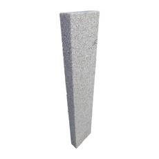 Granit Palisade Grau gesägt und geflammt mit Fase 10 x 25 x 100 cm