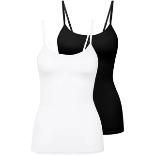 CALIDA Natural Comfort Spaghetti-Top Schwarz 40/42
