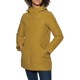 Jack Wolfskin Damen Wildwood Winter Hardshell Parka, Golden Amber, M EU