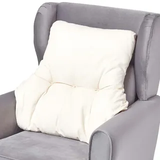Homescapes Rückenkissen creme 68/58 cm – Stützkissen für Sessel, Baumwolle , Textil , Füllung: Polyester , 68x15 cm , Oeko-Tex® , Heimtextilien, Wohntextilien, Kissen, Rückenkissen