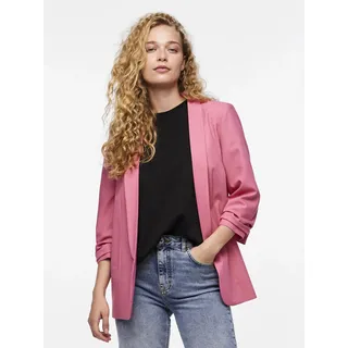 pieces Blusenblazer »PCBOSELLA 3/4 BLAZER NOOS«, mit Faltendetail am Ärmel pieces Hot Pink XS (34)