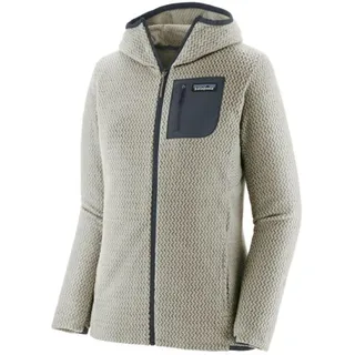Patagonia Damen Fleece R1 Air Full Zip Hoody Wool White - M