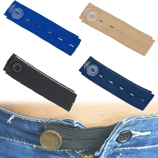 Hosenbunderweiterung, 8 Stück Knopf Hosenerweiterung Schwangerschaft, Expanders Knopfverlängerung für Jeans Damen Herren, Taillenverlängerungen Einstellbar für Hosen Jeans Röcke Umstandshose
