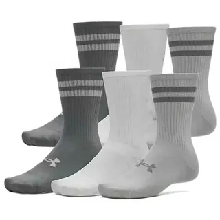 Under Armour Essential Crew-socken 6 Einheiten - Gray - EU 47 1/2-50 1/2