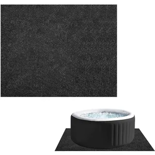 Whirlpool Matte, Anti-Rutsch Wasserdichtes Pool Unterlage, Wiederverwendbare Schwimmbad Bodenplane, Hot Tub Bodenschutz, Waschbare Bodenmatten für Schwimmbecken Whirlpool (Quadratisch 231 x 201 cm)