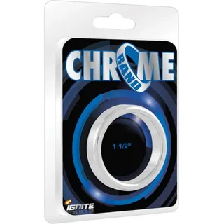 SI Novelties 3,8 cm Chrom-Bandring.
