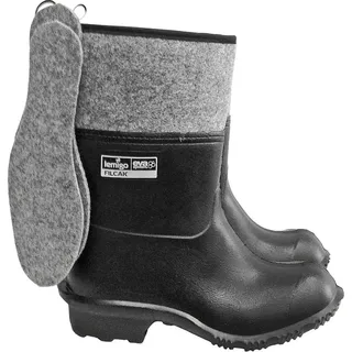 Lemigo Gummistiefel Schwarz 45