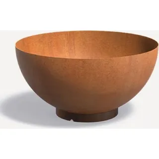 Forno Feuerschale Bocca, 1200 x 610 mm. Stahl, für Garten und Terrasse