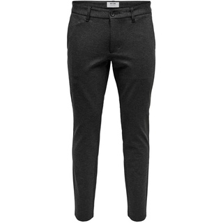 Only & Sons Herren Hose 22010209 Dark Grey Melange, 38-32