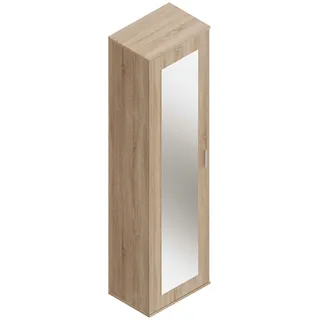 FMD Mehrzweckschrank »Inca 1« Garderobenschr., Aktenschr., Mehrzweckschr., Breite 50 cm, Höhe 184 cm, braun