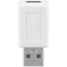 Bild von Goobay USB-C 3.0 [Buchse] auf USB-A 3.0 [Stecker], Adapter, weiß
