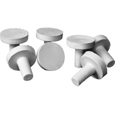 iQuatics Standard-Frag Plugs aus Keramik, weiß, 18 mm, 100 Stück