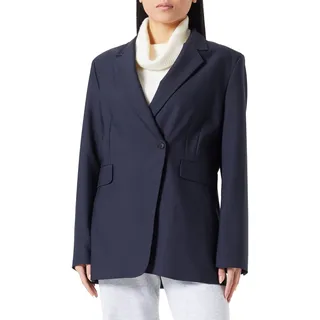 s.Oliver BLACK LABEL Damen 10.2.20.15.152.2121864 Blazer, Blau, 48 EU