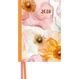 DuMont Buchverlag DUMONT - Bright Flowers Taschenkalender 2026 – Terminplaner mit Wochenkalendarium – 11 x 16 cm – Florales Blumen-Design