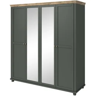 masseno Drehtürenschrank Evoletta 200 x 216 x 62 cm Grün