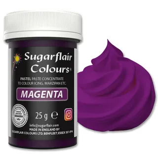 sugarflair colours Sugarflair Paste Colour Lebensmittelfarbe Paste, Pastel Magenta, 25 g