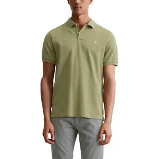 Marc OߴPolo Herren Kurzarm-Poloshirt aus Baumwolle Regular Fit, Grün (Olive) - Grün