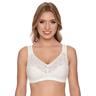 SUSA Bügelloser BH »Basic« Packung, 2er Pack, 2 Spitze, genähte Cups, Baumwollmix, elastisch, BH-Set, beige