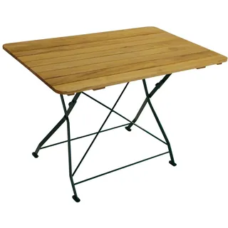 DEGAMO Klapptisch 110 x 70 x 72 cm natur/grün