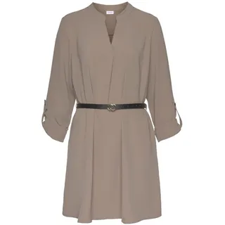 LASCANA Longbluse Damen taupe Gr.34