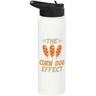 Der Corn Dog-Effekt Corn Dog Stainless Steel Insulated Water Bottle