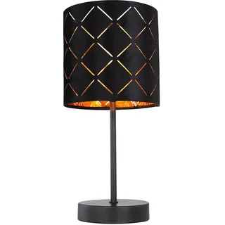 GLOBO Tischleuchte Schwarz