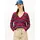 V-Ausschnitt-Pullover Mehrfarbig L