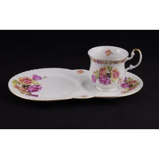 Frühstücksset, Karlsbader Porzellan, Leander, 0758-2, 2 Stück