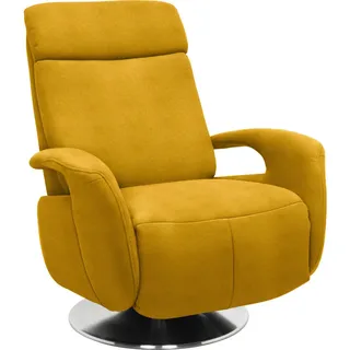 Beldomo System Relaxsessel , Gelb , Metall , Uni , 84x109x88 cm , Made in Eu , Relaxfunktion , Wohnzimmer, Sessel, Relaxsessel