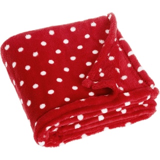 Playshoes Baby Fleece-Decke Kuscheldecke Punkte