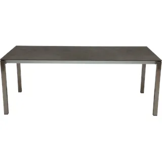 Jan Kurtz Lux Excell Gartentisch Ausziehbar Inox/Keramik