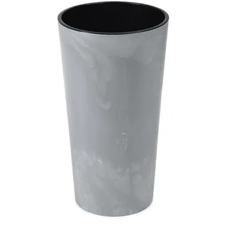 Tymar Pflanzsäule, Blumentopf hoch innen, Pflanzkübel,Blumenkübel Gross, Übertopf (Beton ; ø 14 cm)