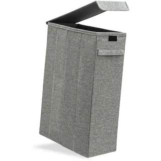 Dune Design Dunedesign Wäschekorb mit Deckel - 20x40x60 Wäschesammler Schmal - Wäsche Nischenregal