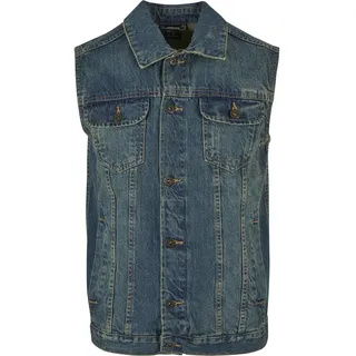 URBAN CLASSICS Denim Weste Light Blue M