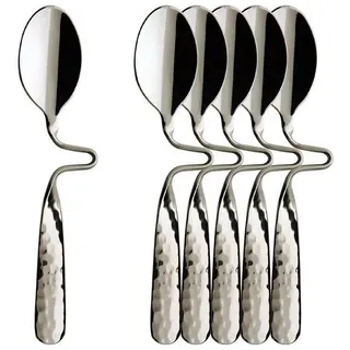 Villeroy & Boch Espresso-/Mokkalöffel 6 St. Edelstahl 12 cm Silber