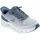 Arch Fit Glide-Step Pro Sneaker für Herren, Hellgrauer Strick, blaues Polyurethan, 41 EU