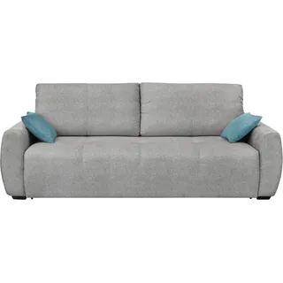 CaliCosy Schlafsofa 3-sitzer aus stoff L246 cm - alba - Grau