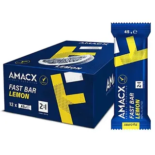 Amacx Fast Lemon Einheiten Von Schachteln Mit Energieriegeln 12 Einheiten - Blue - One Size