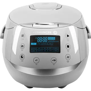 Digitaler Reiskocher grau