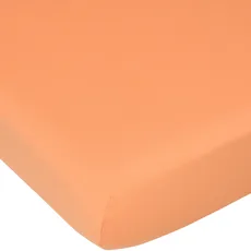 Bild Spannbettlaken Feinjersey 90 x 190 - 100 x 200 cm orange