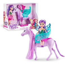 Bild 100413 Fairy Princess Puppenset Sammelbare Modepuppe, Einhorn Spielzeug, Lila, Small