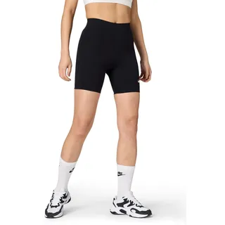Nike Sportswear Classics High-Waist 8" kurze Tights Damen 010 black/sail M