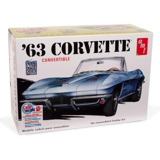 Round2 AMT - 1/25 1963 Chevy Corvette Convertible - Plastikmodellbausatz