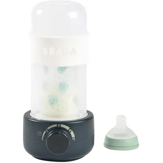 BÉABA, Flaschen-/Gläschenwärmer, Flaschensterilisator, Sauger, Muttermilchwärmer, Sanfter Dampf, Schnelles Aufwärmen, Baby Milk Second, Night blue