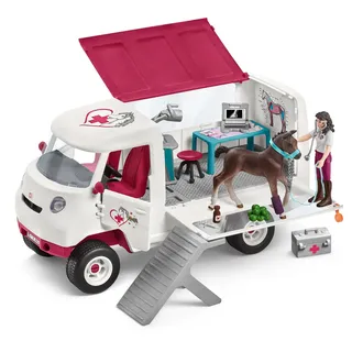 Schleich Horse Club Mobile Tierärztin mit Hannoveraner Fohlen 42439