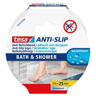 Tesa Anti-Rutschband Bad Dusche transparent
