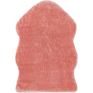 Andiamo Fellteppich »Lamm Fellimitat« fellförmig 20 mm Höhe Kunstfell, besonders weich durch Microfaser, Kudenliebling, rosa