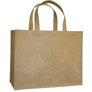 Beutel Ohne Dekoration Mit Griffen 260 G/M2 38,5+18X30,5 Cm Natur Jute - 10 Un.