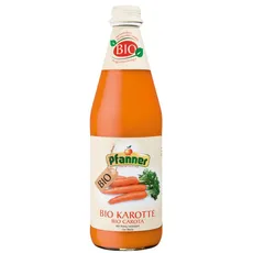 Bio Karottensaft 100 Prozent 500ml - 6er Vorteilspack von Pfanner